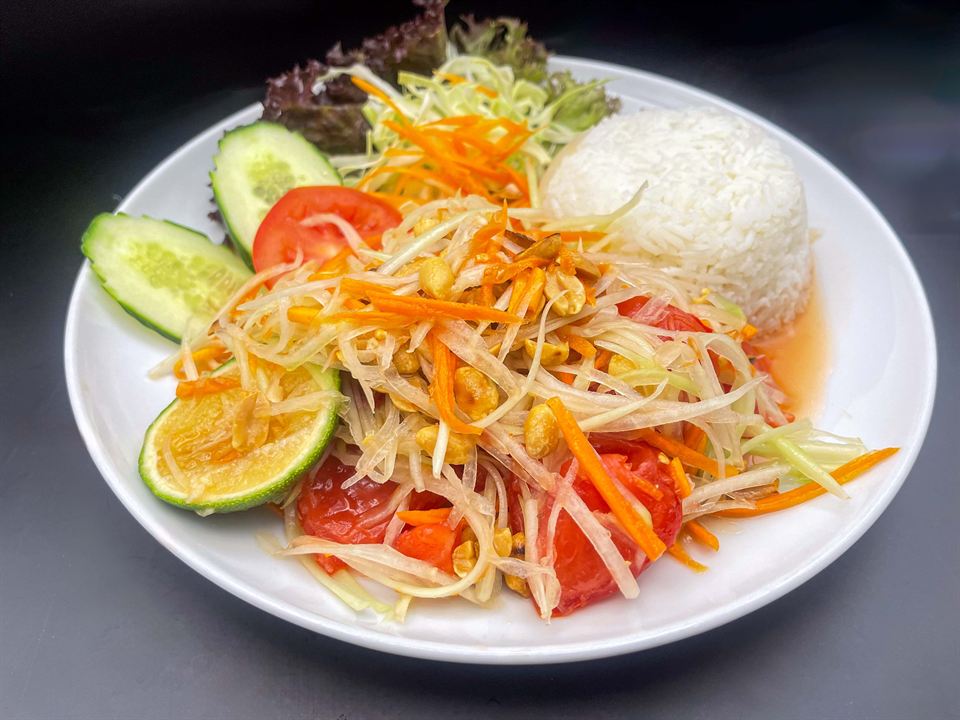 Som Tam – Papaya- oder Gurkensalat