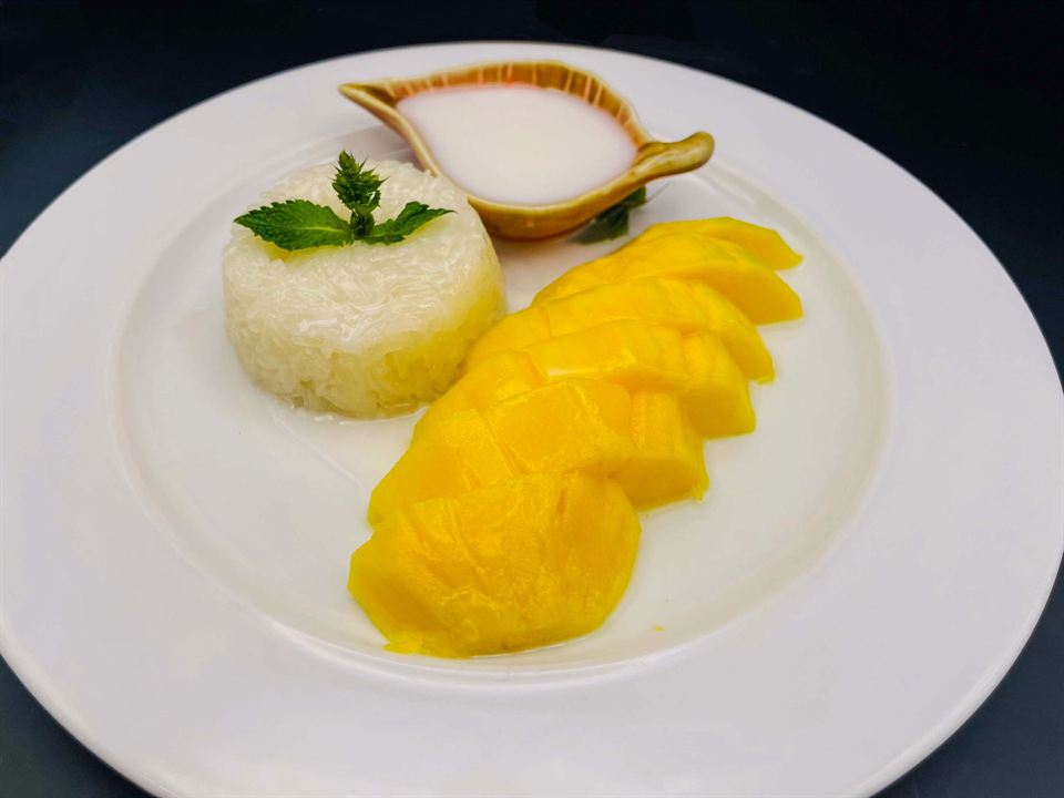 Sticky Rice mit Mango – Klebreis mit Mango und Kokossoße